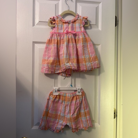 Rachel Riley Play Set - Peach Plaid - Picture 1 of 1